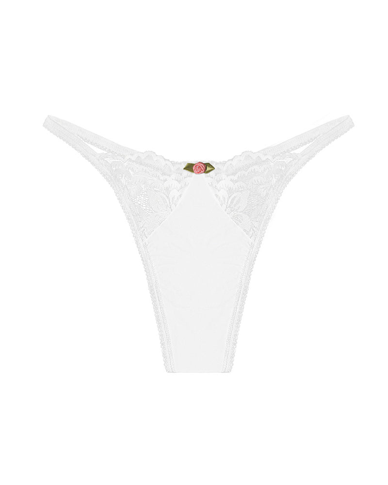 Sexy Lace Flower Stretch Thong