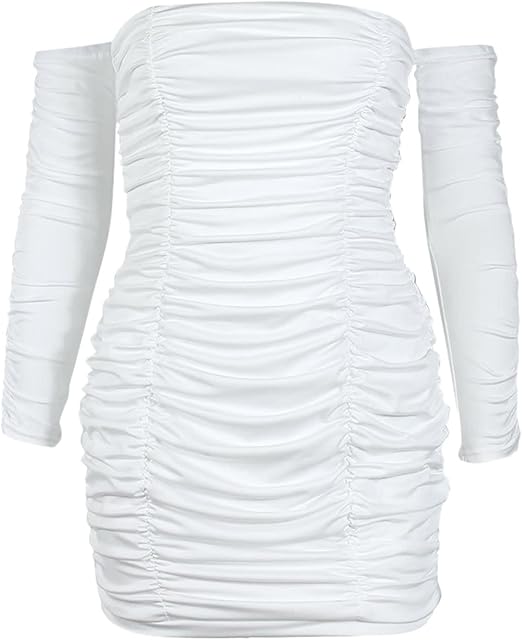 One-Shoulder Body-Fitting Dress