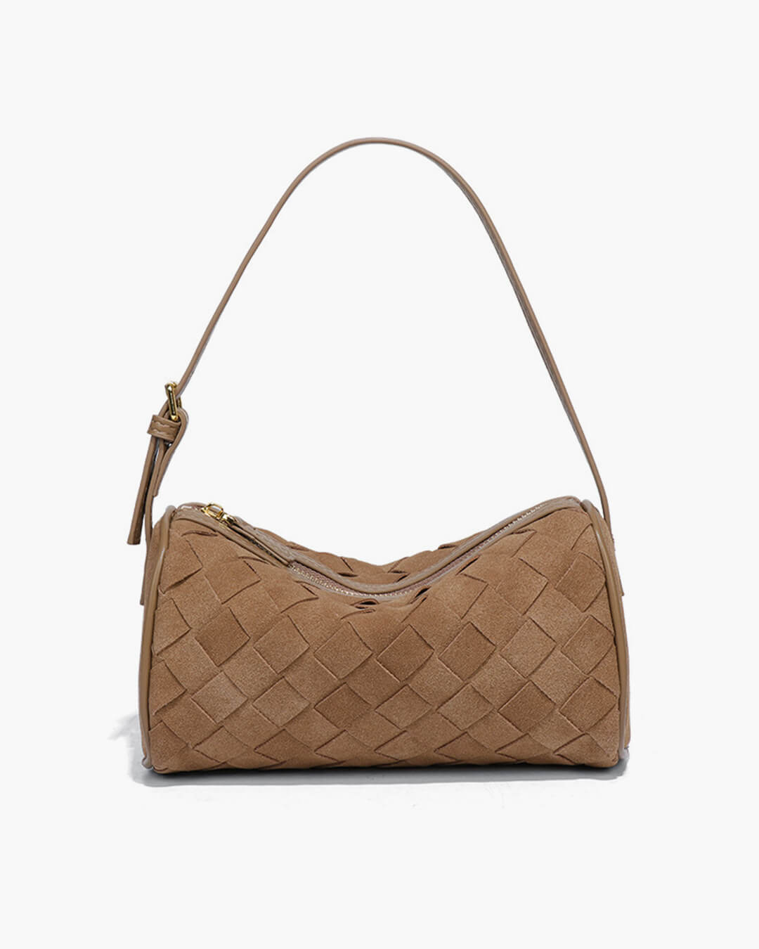 Jessica Woven Suede Bag