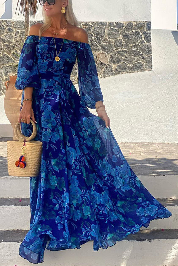 Penelope - Floral Off-Shoulder Maxi Dress