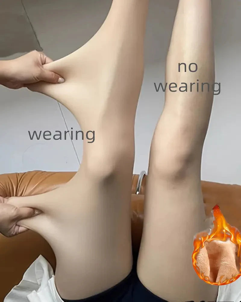 Translucent Fleece Lined Tights