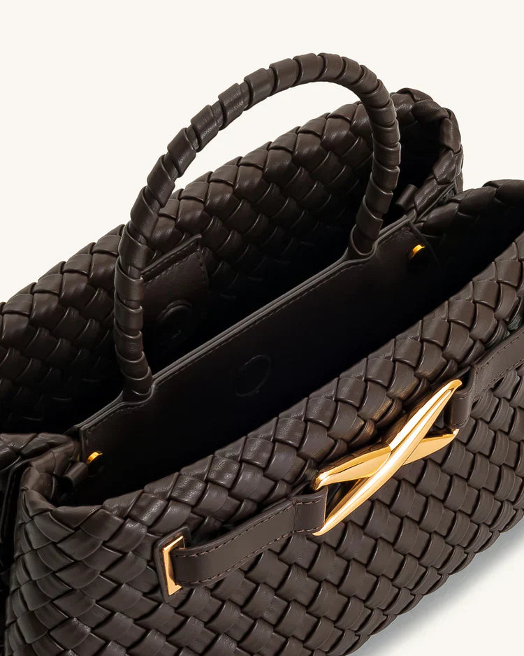 Vienna™ Woven Bag – Structured Elegance with Timeless Detail