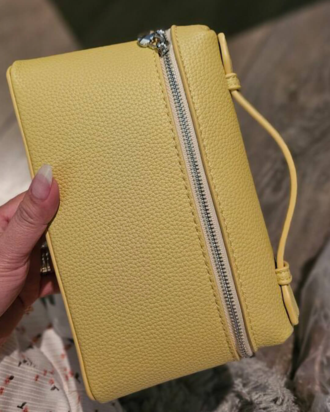 Harper Smooth Leather Vanity Bag