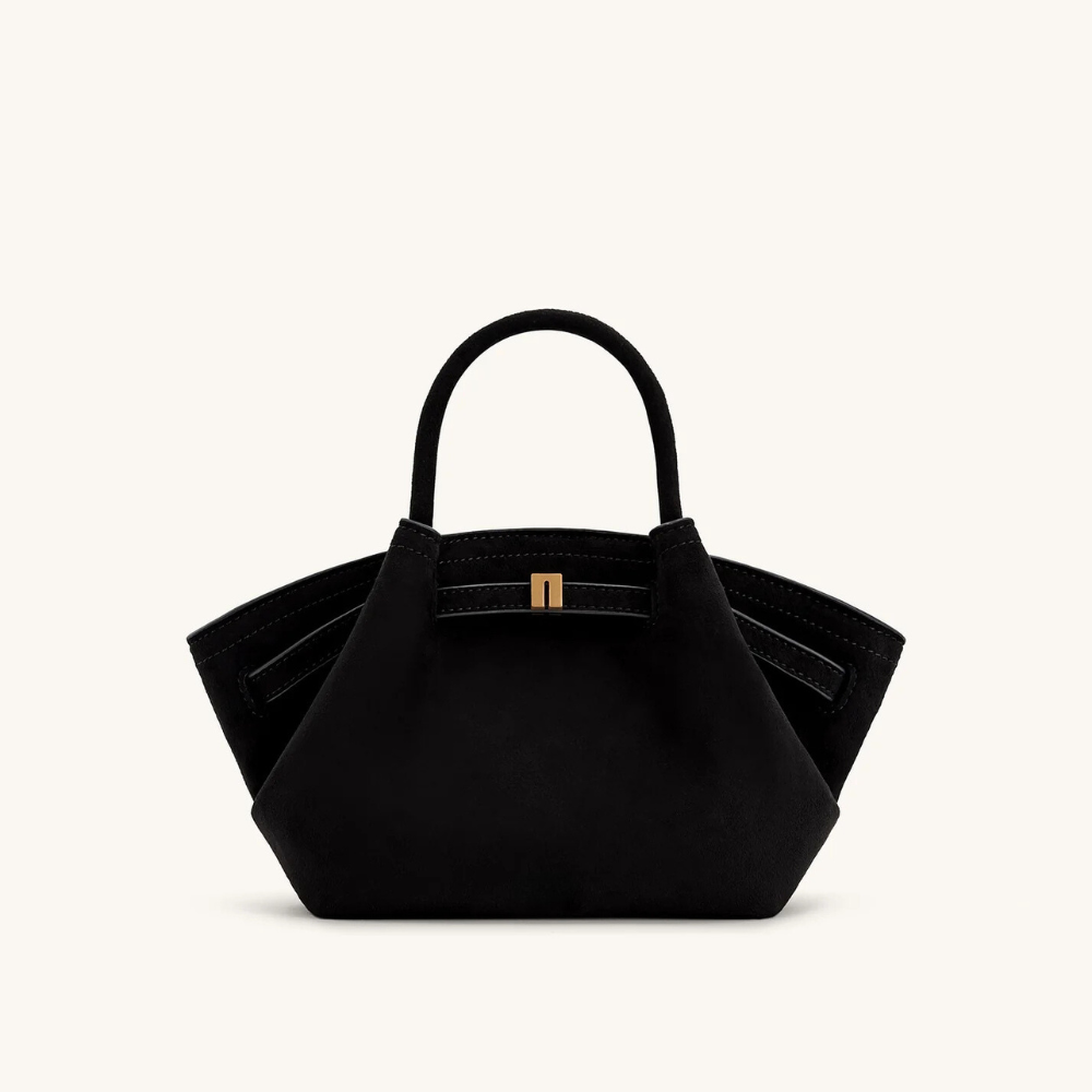 Henna™ Mini Suede Tote – Chic Structure with Timeless Appeal