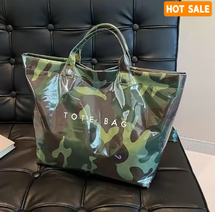 Women's Letters Print Tote Bag