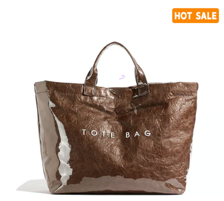 Women's Letters Print Tote Bag