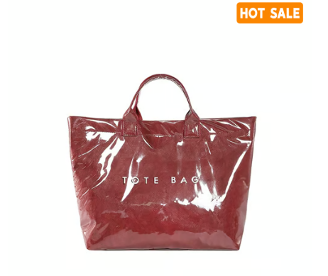 Women's Letters Print Tote Bag