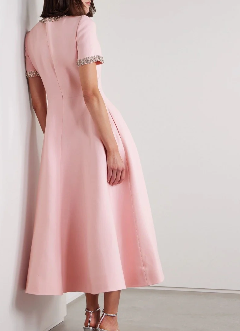 Sybil - Luxury Rhinestone Bowknot Dress