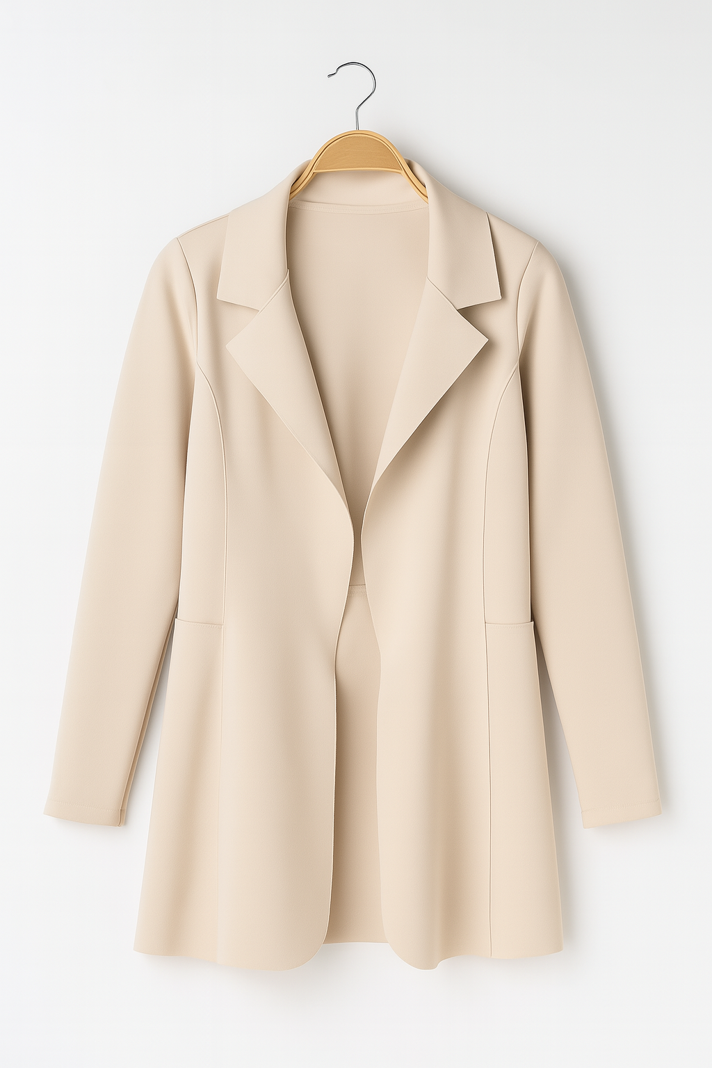 Blazer Longo Max| Sobretudo Feminino Acinturado