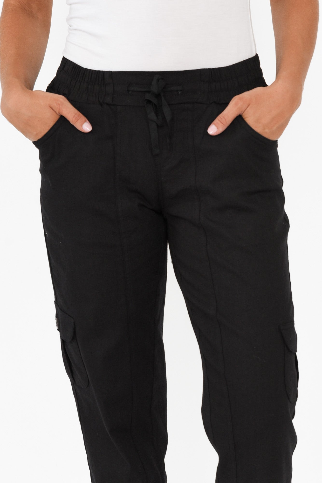 Colette Black Cargo Pants