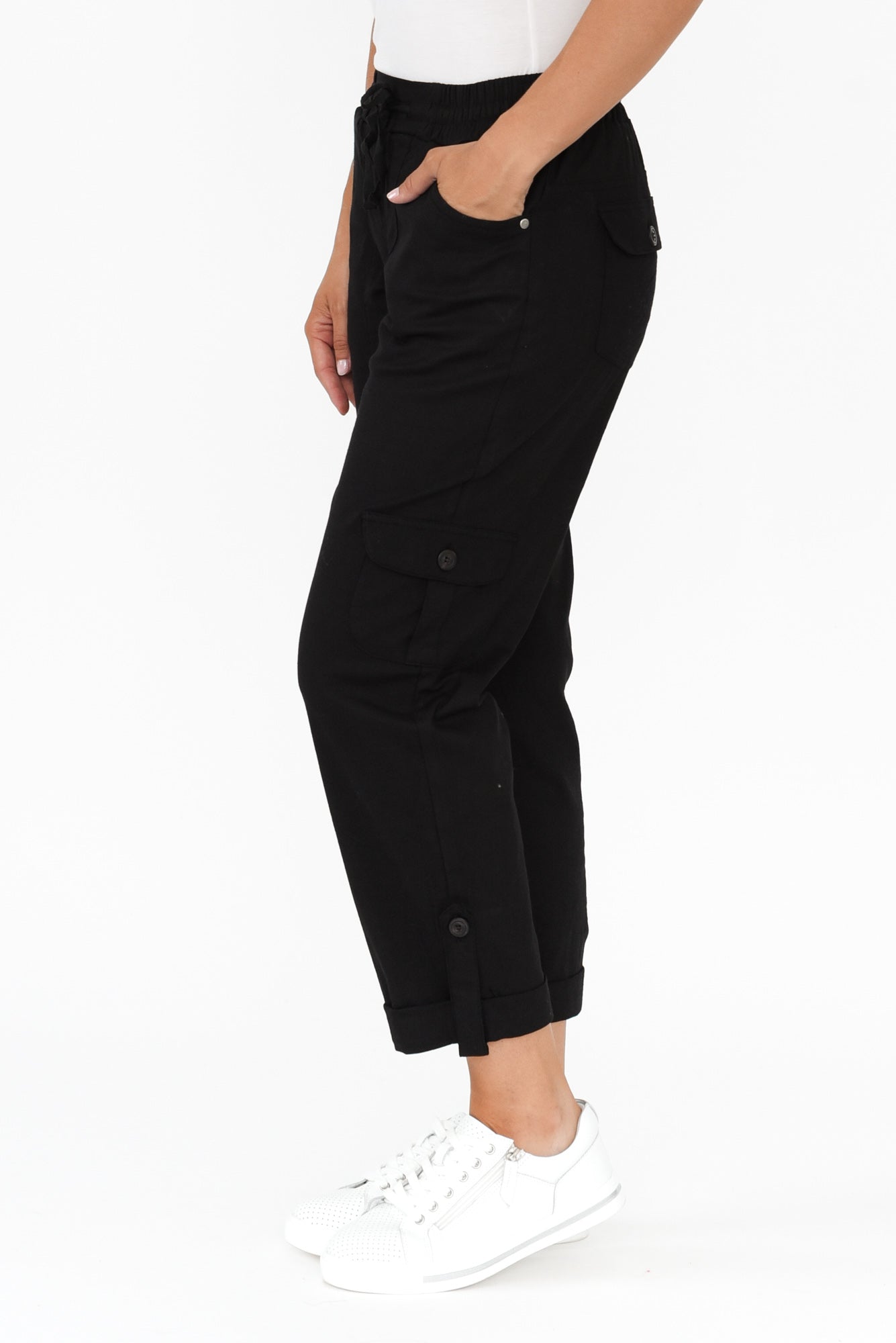 Colette Black Cargo Pants