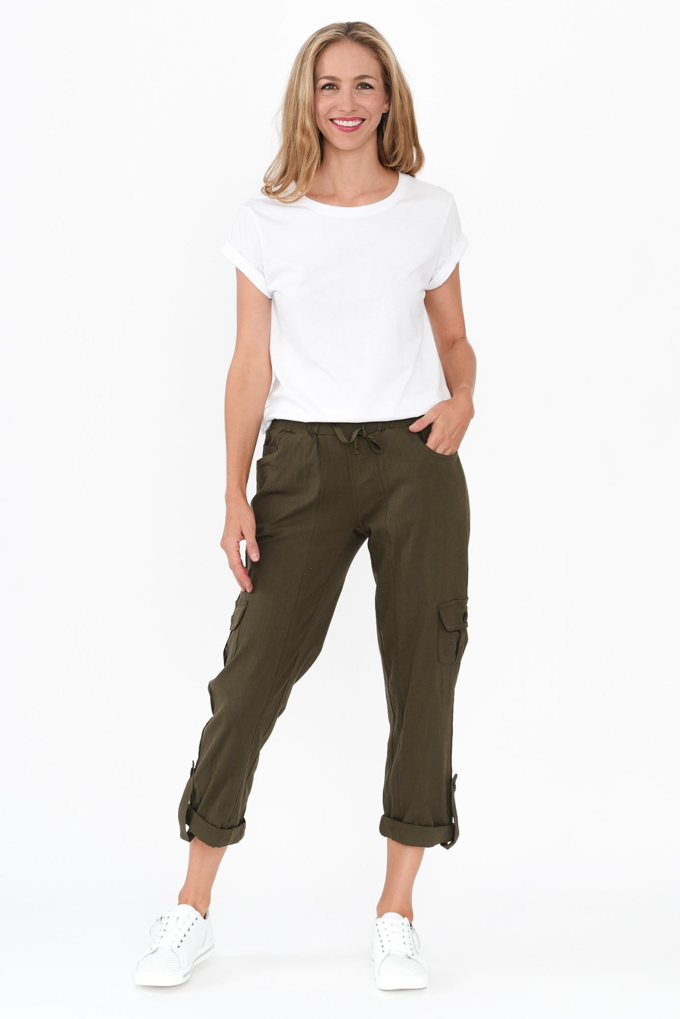 Colette Khaki Cargo Pants