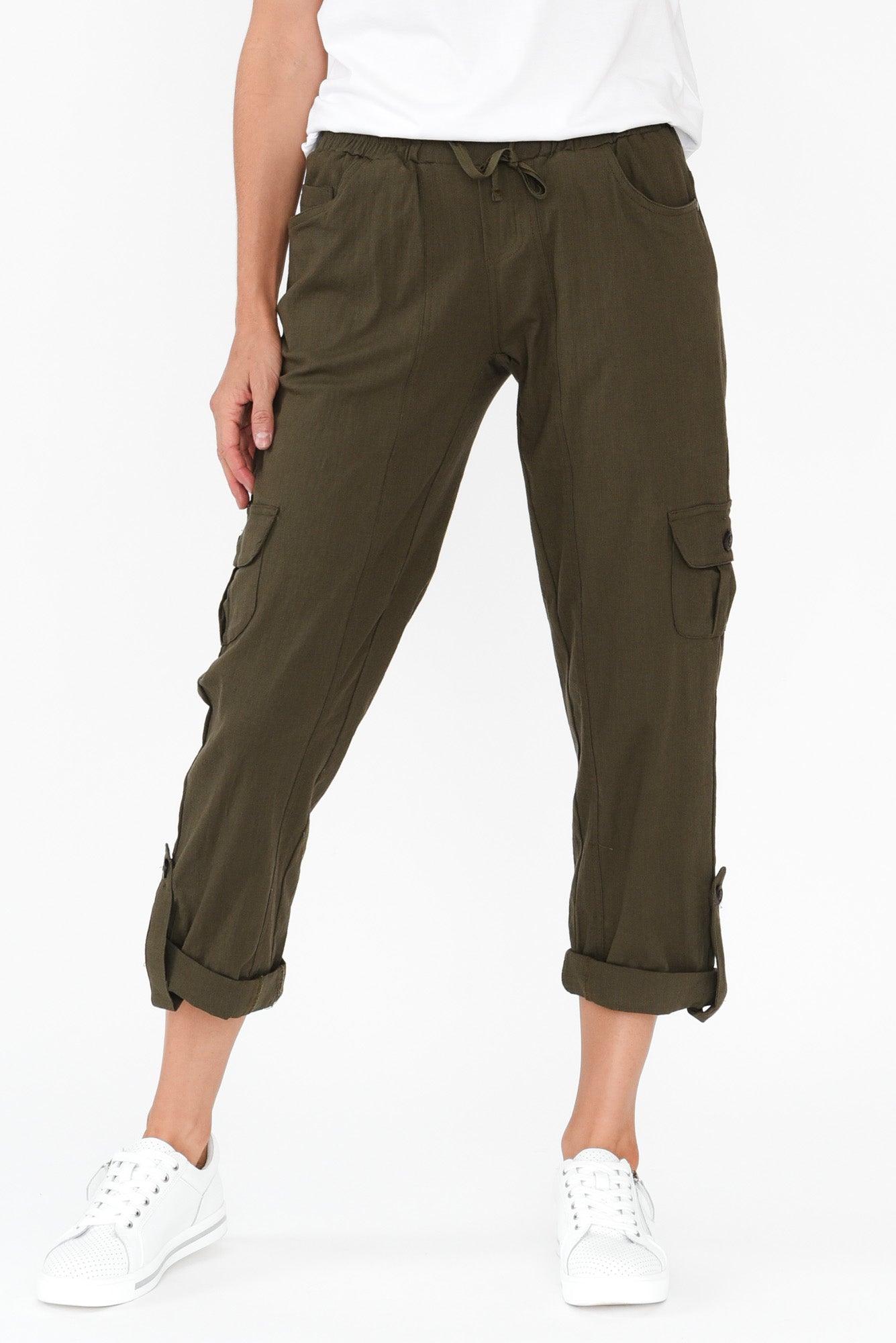Colette Khaki Cargo Pants