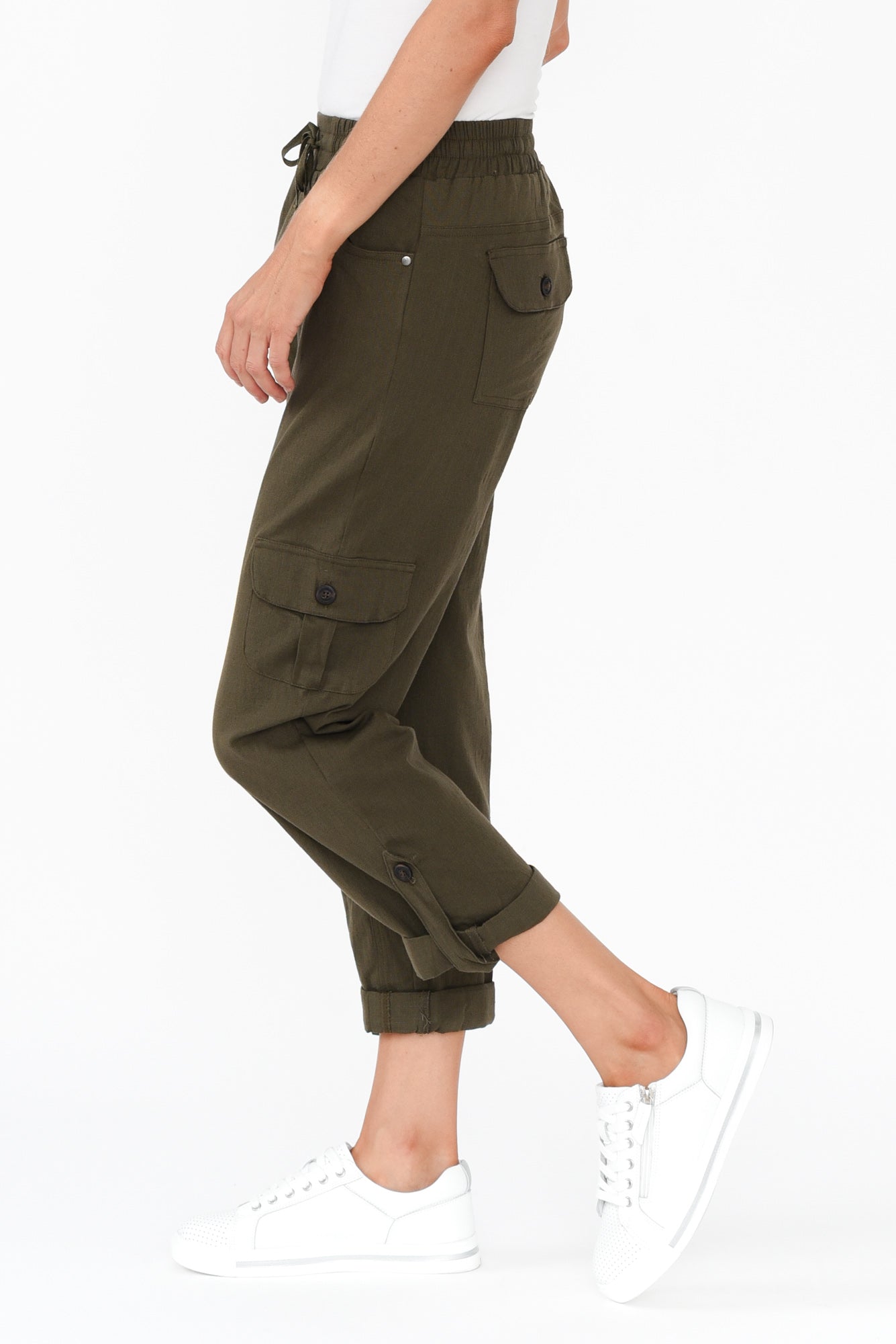 Colette Khaki Cargo Pants