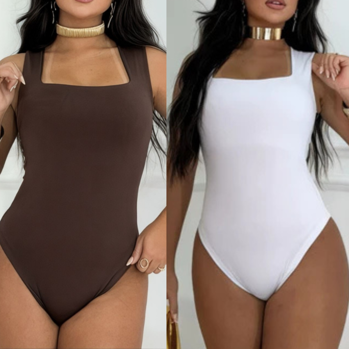 Kit Body Feminino Suplex | Regata Forro Duplo Premium