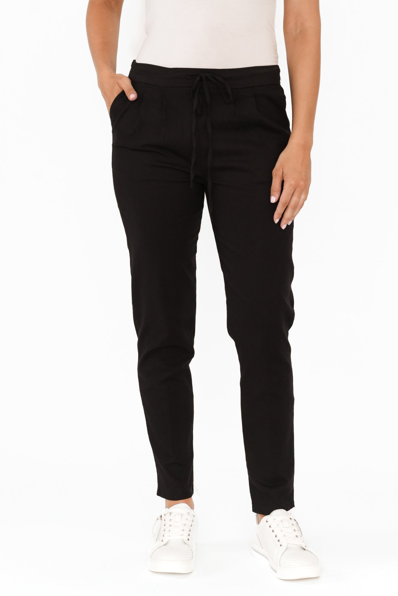 Montgomery Black Drawstring Pants