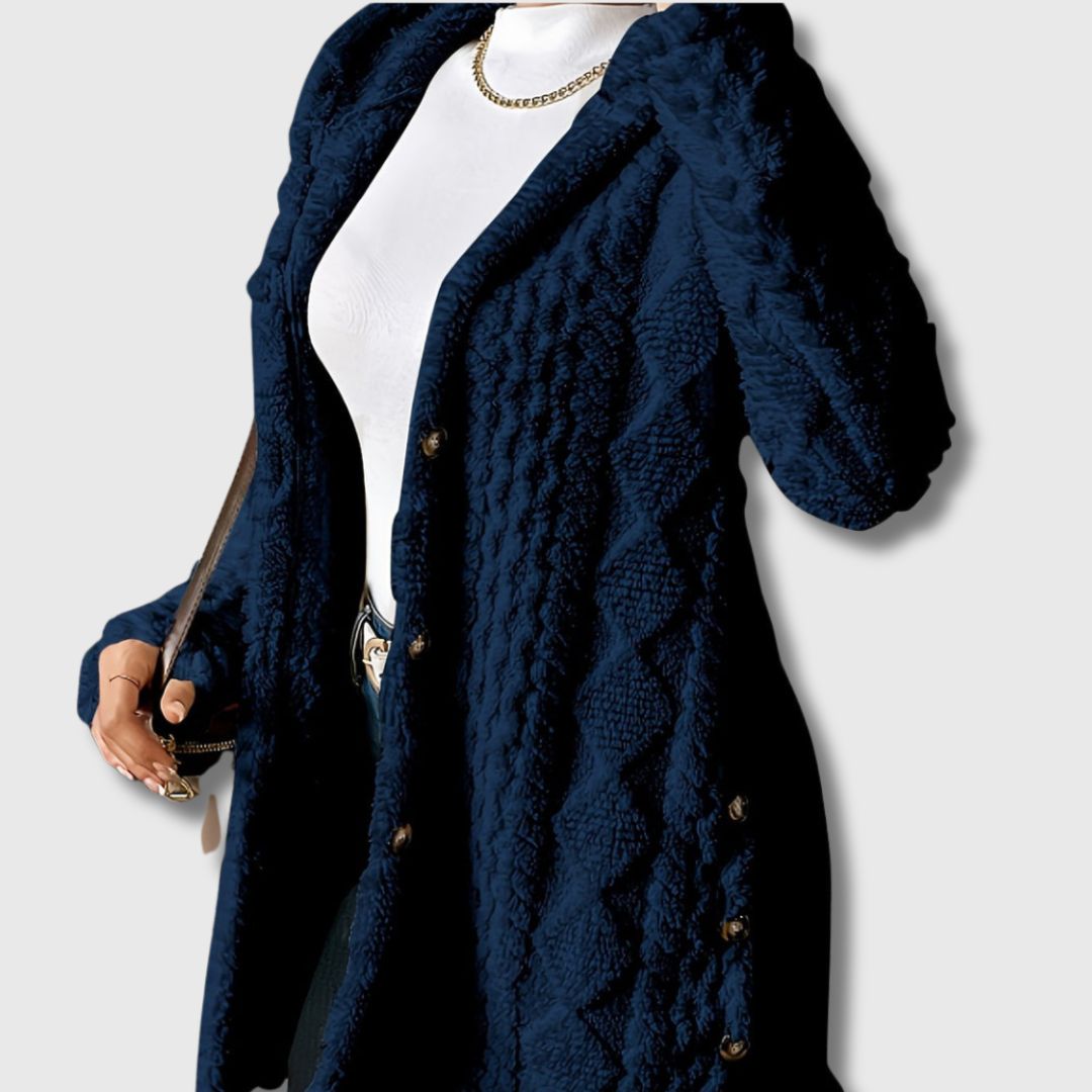 Sapphira | Hooded Teddy Coat