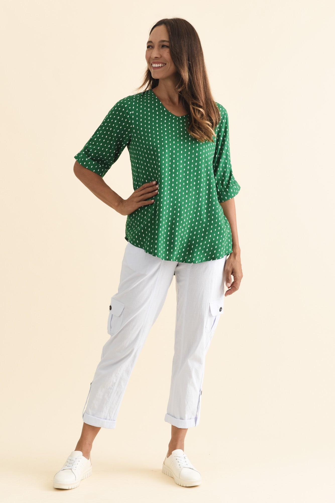 Colette White Cargo Pants