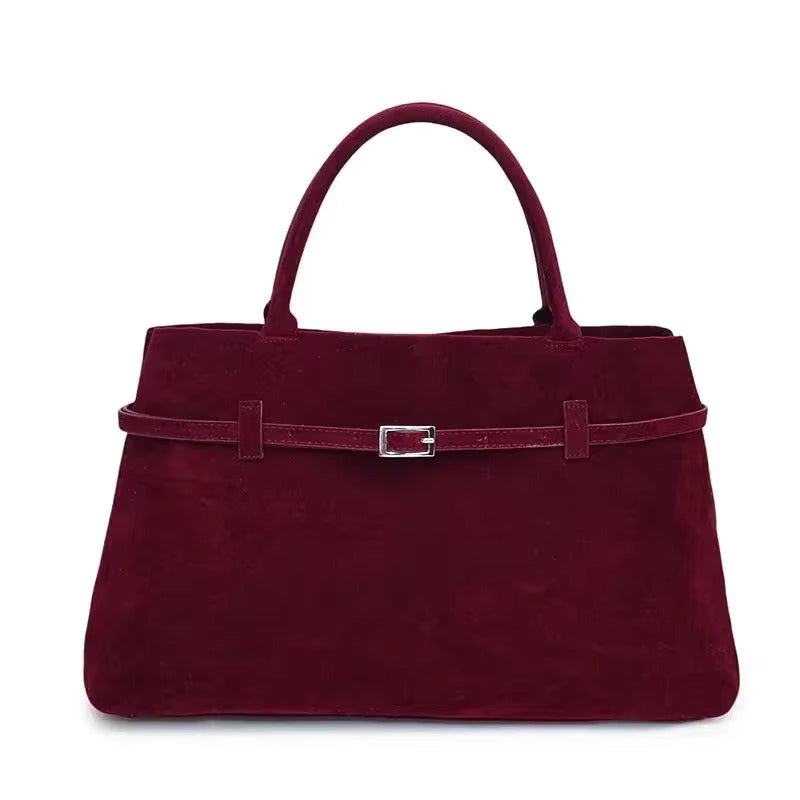 Comelia™ Suede Bag – Autumn Elegance with Everyday Practicality