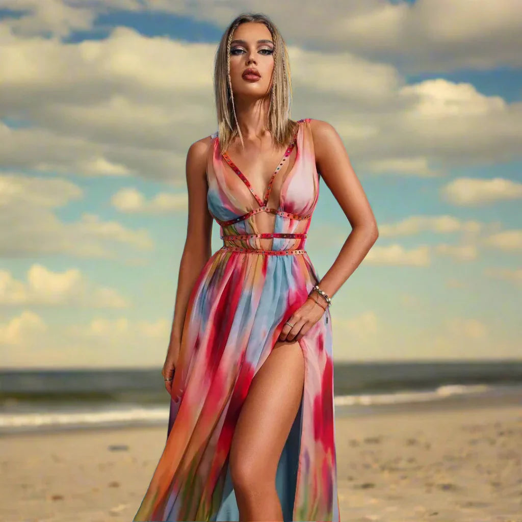 Grace Ocean Maxi Dress | Flowy and Vibrant for Summer