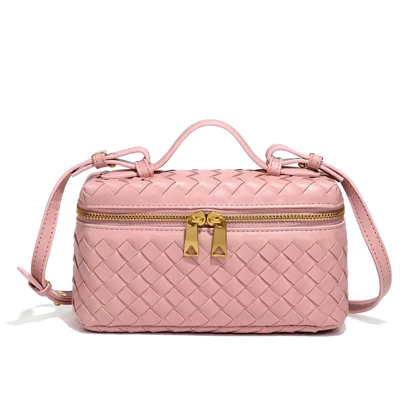 Aria Mini Bag – Compact Luxury with Woven Elegance