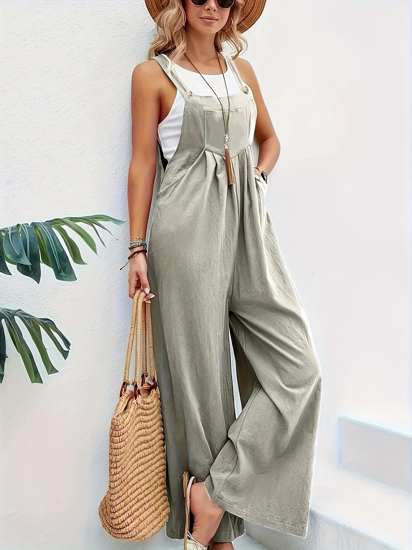 Women's Wide-Leg Jumpsuit