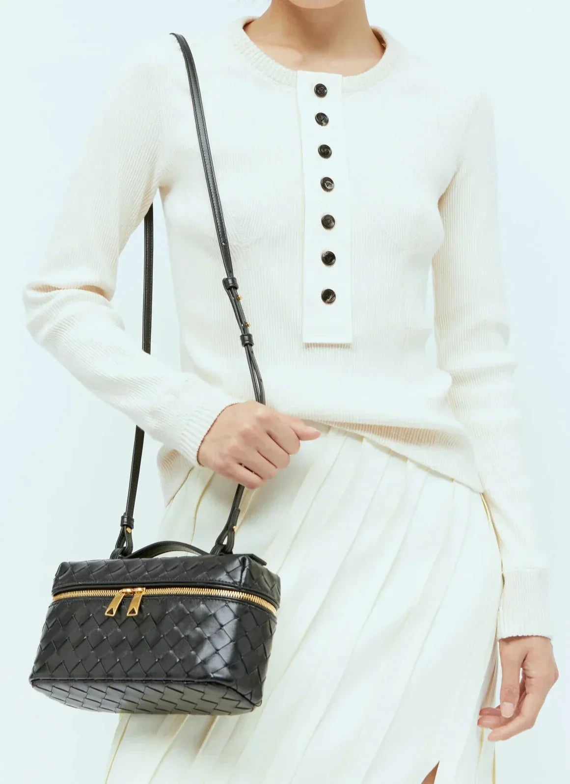 Aria Mini Bag – Compact Luxury with Woven Elegance