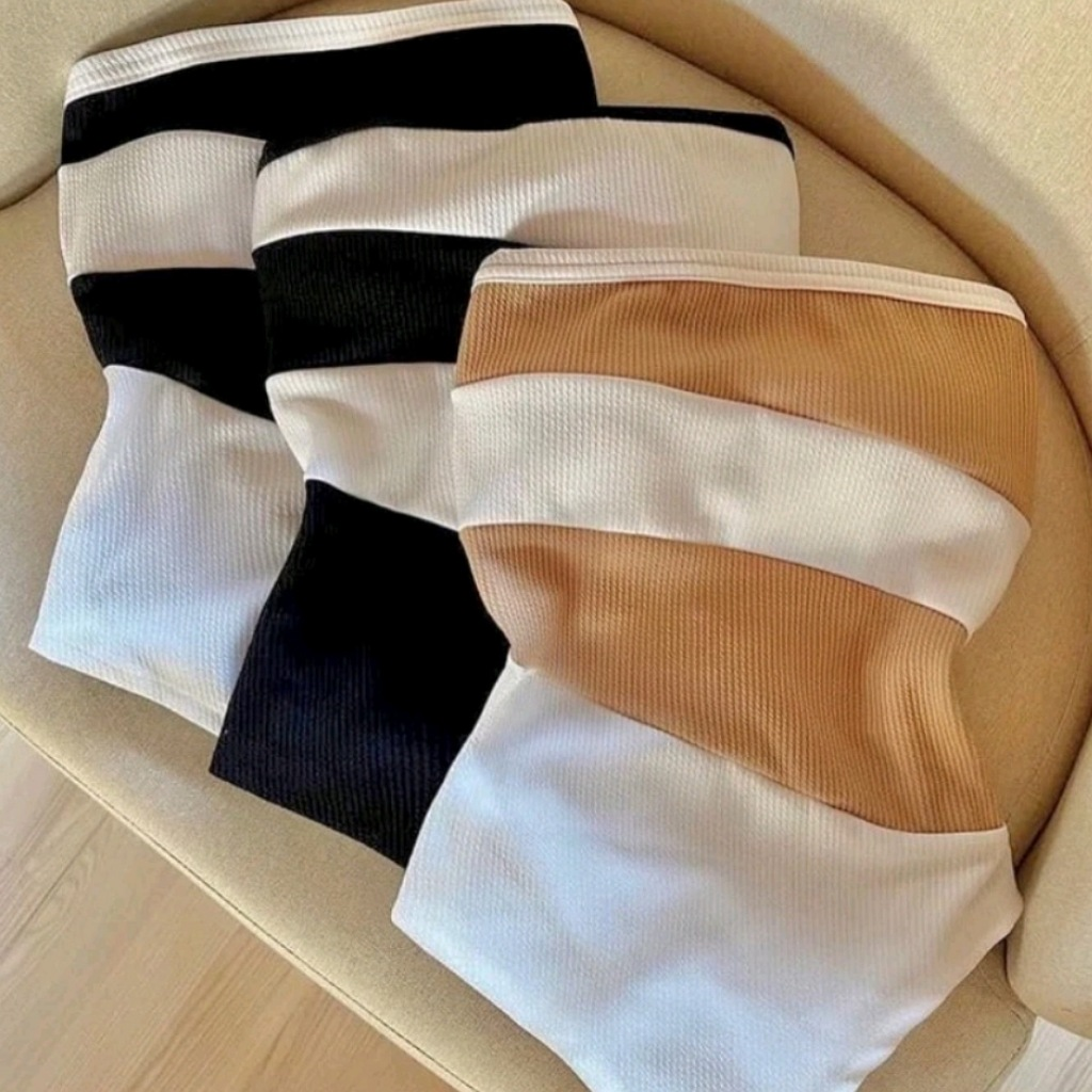 Body Bory BICOLOR Zebra Blogueirinha Tomara que Caia Canelado Tendencia 2024