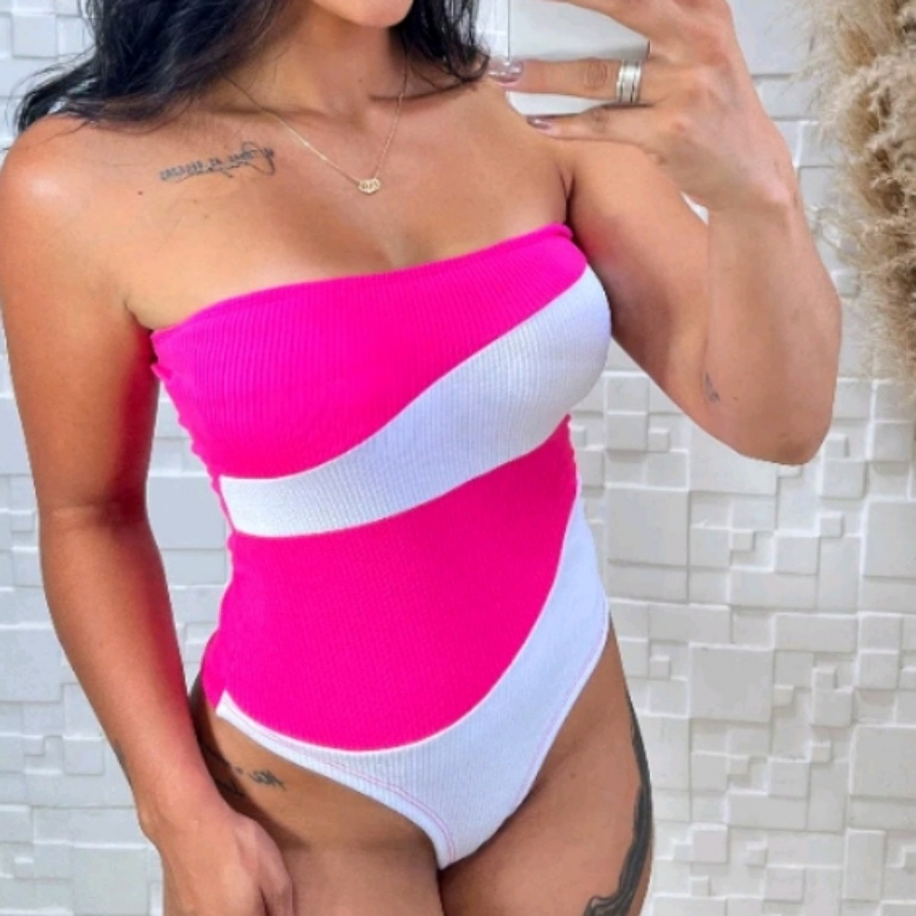 Body Bory BICOLOR Zebra Blogueirinha Tomara que Caia Canelado Tendencia 2024