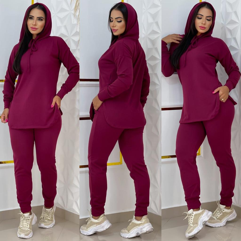 Conjunto Lanzinha| casual capuz e cordão