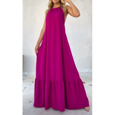 Vestido Vera longo | Frente Única e Elegante