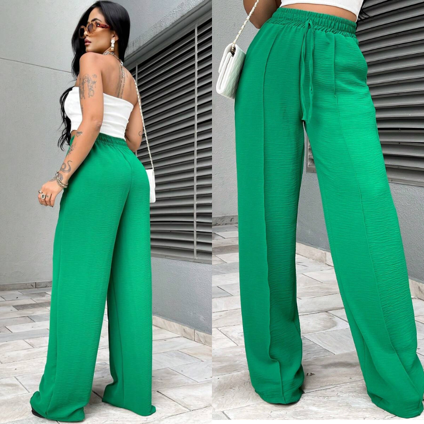 Calça Pantalona Duna Wide Leg | Conforto e sofisticação no seu dia a dia