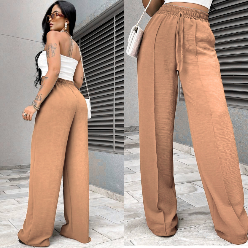 Calça Pantalona Duna Wide Leg | Conforto e sofisticação no seu dia a dia