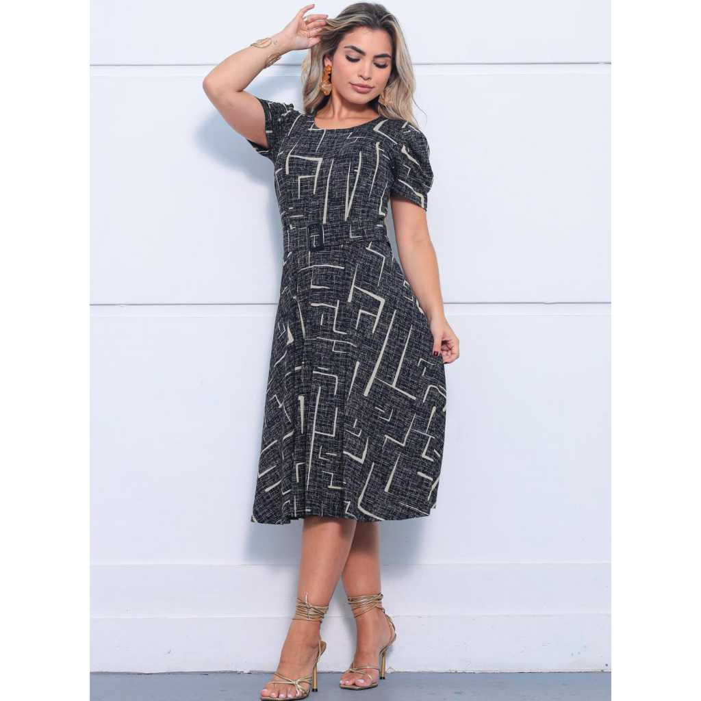 Vestido Midi Feminino | Moda Modesta e Elegante