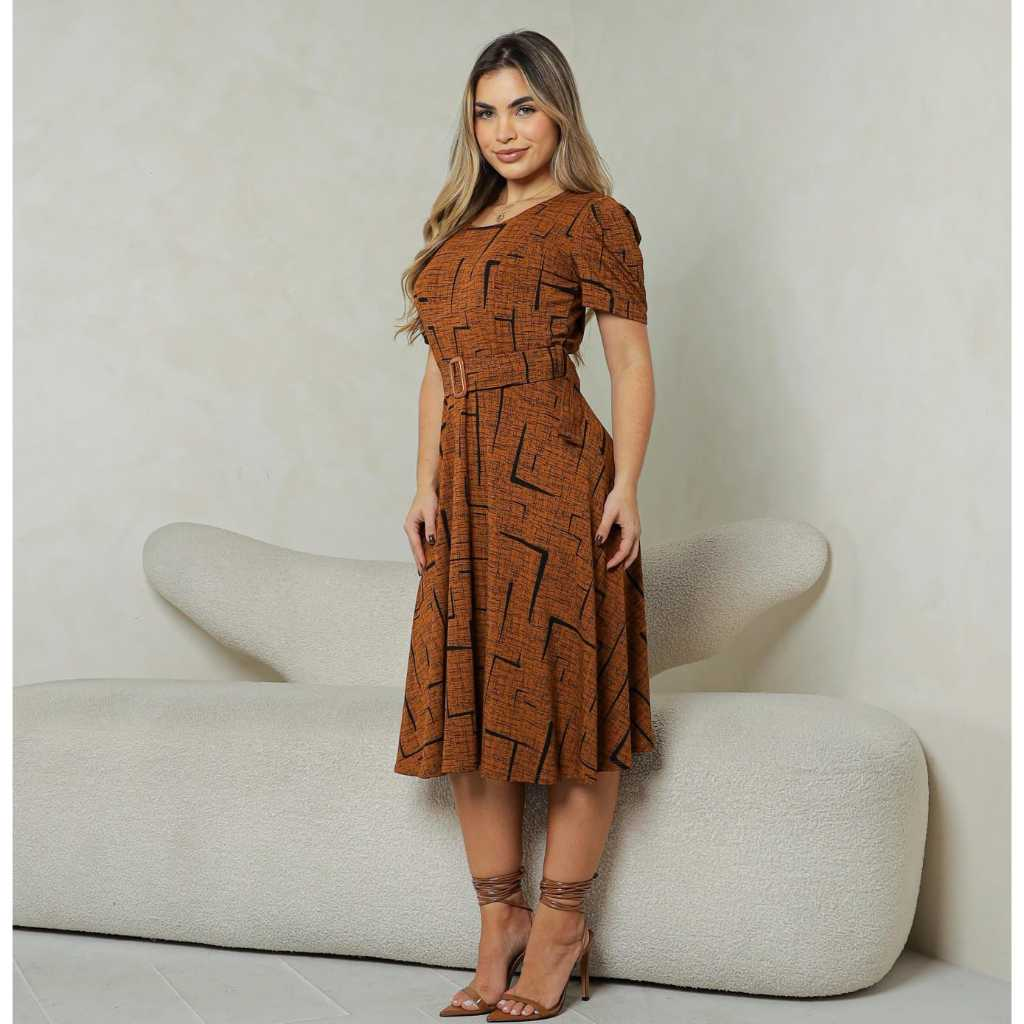 Vestido Midi Feminino | Moda Modesta e Elegante