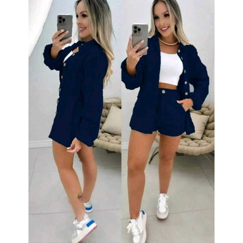 Conjunto linho | camisa e short