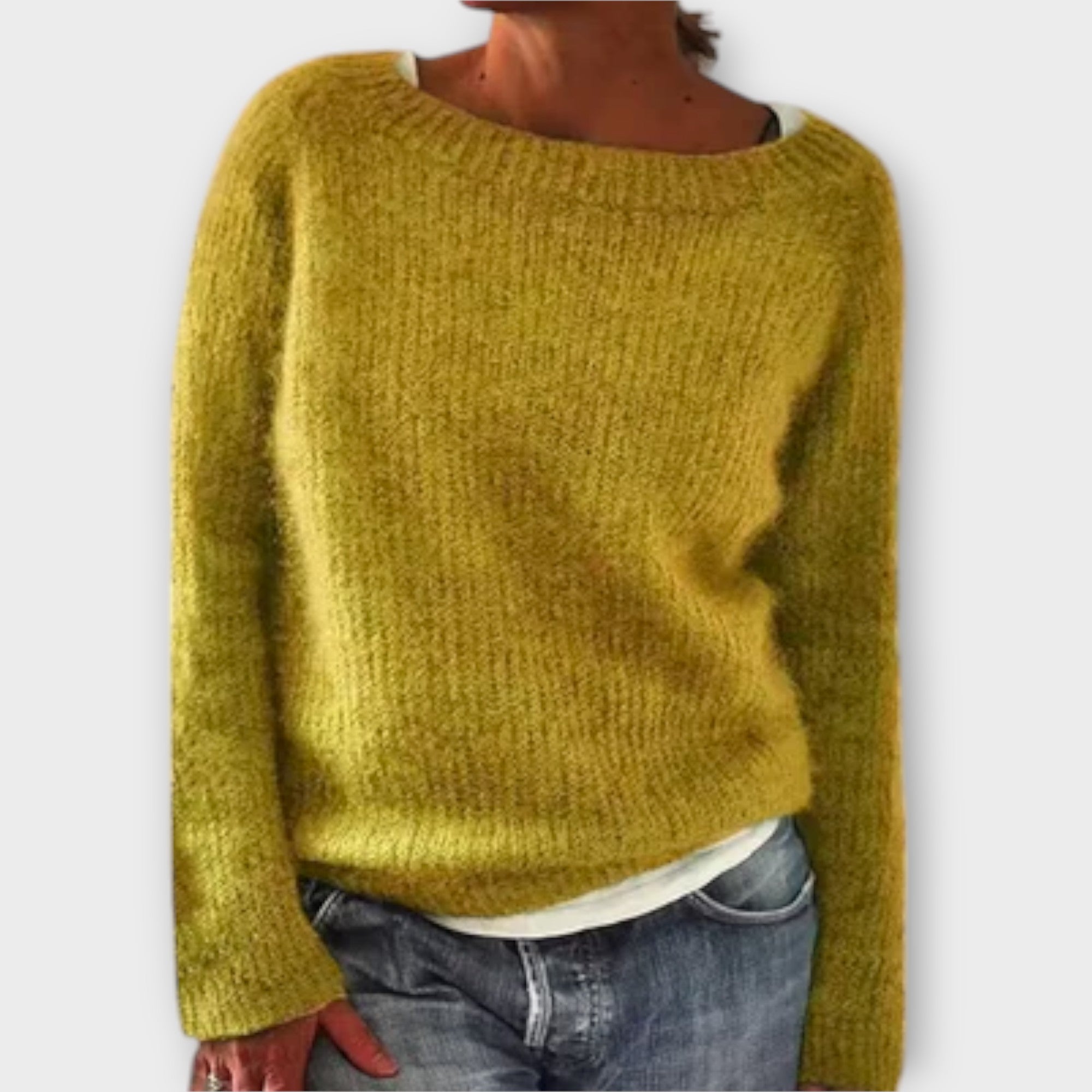 Regine – Solid-color knit sweaters