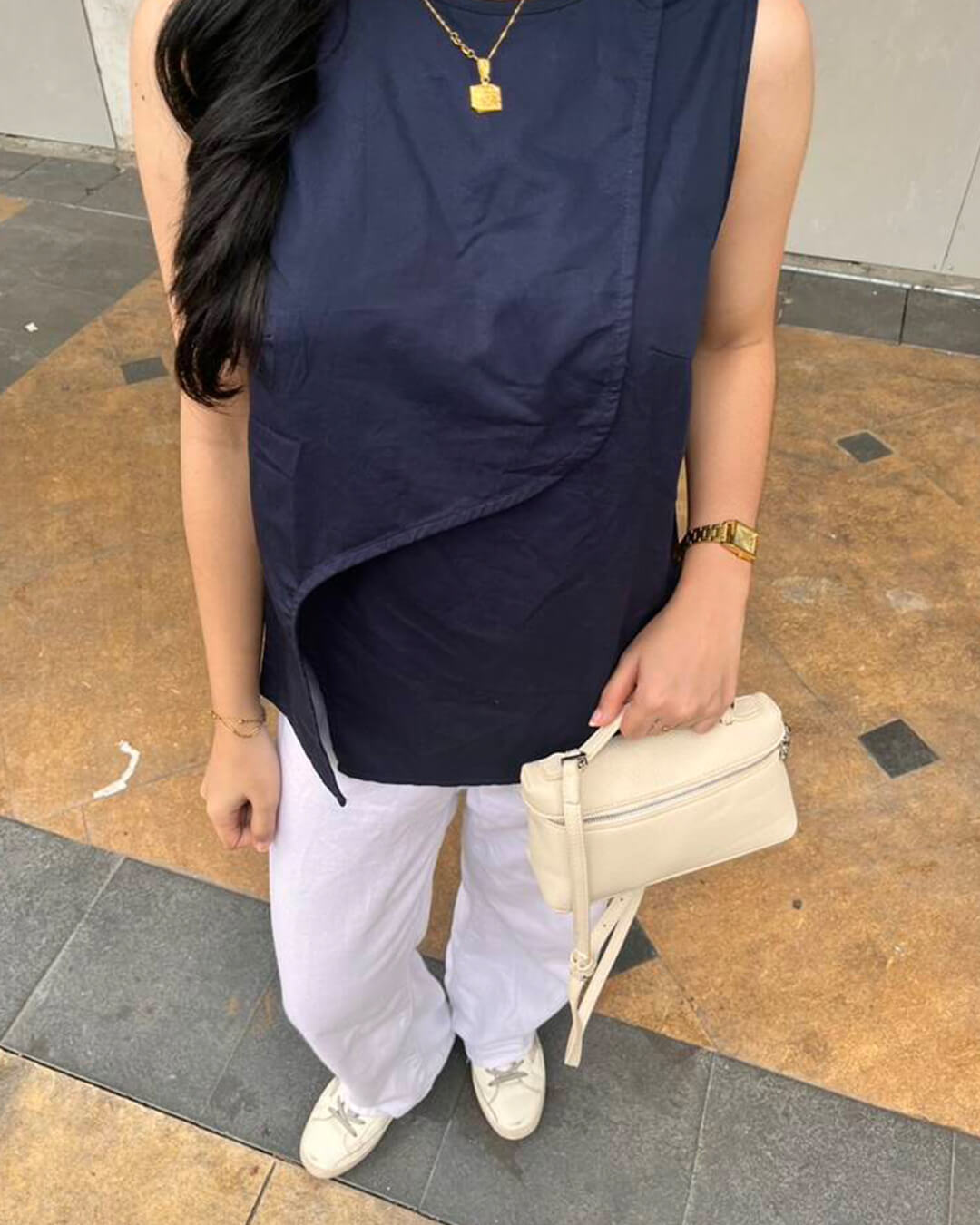 Harper Smooth Leather Vanity Bag