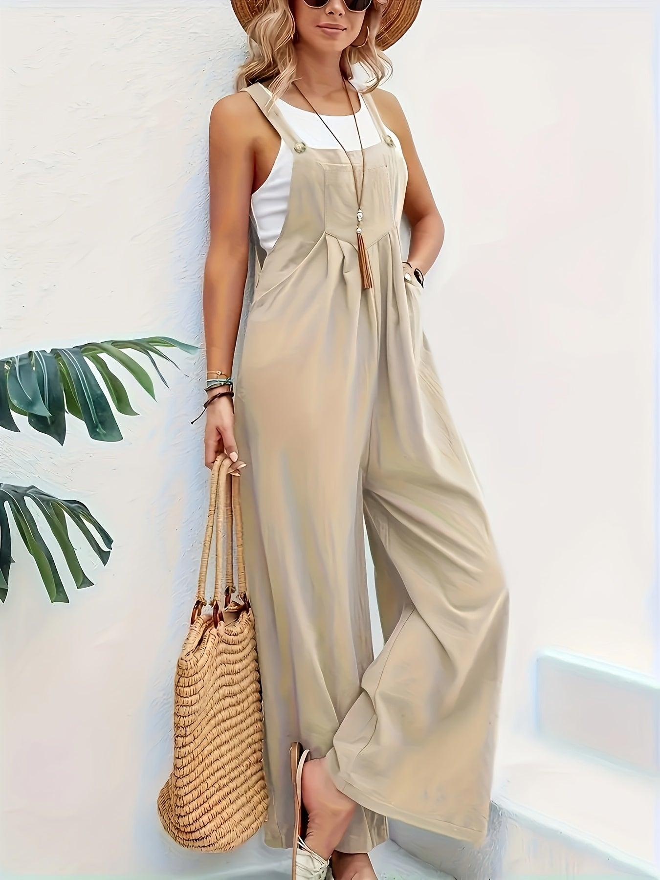 Women's Wide-Leg Jumpsuit