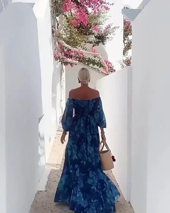 Penelope - Floral Off-Shoulder Maxi Dress