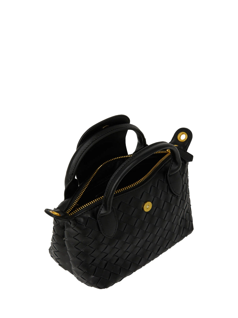 Mia™ Woven Pouch – Compact Elegance with Seasonal Charm