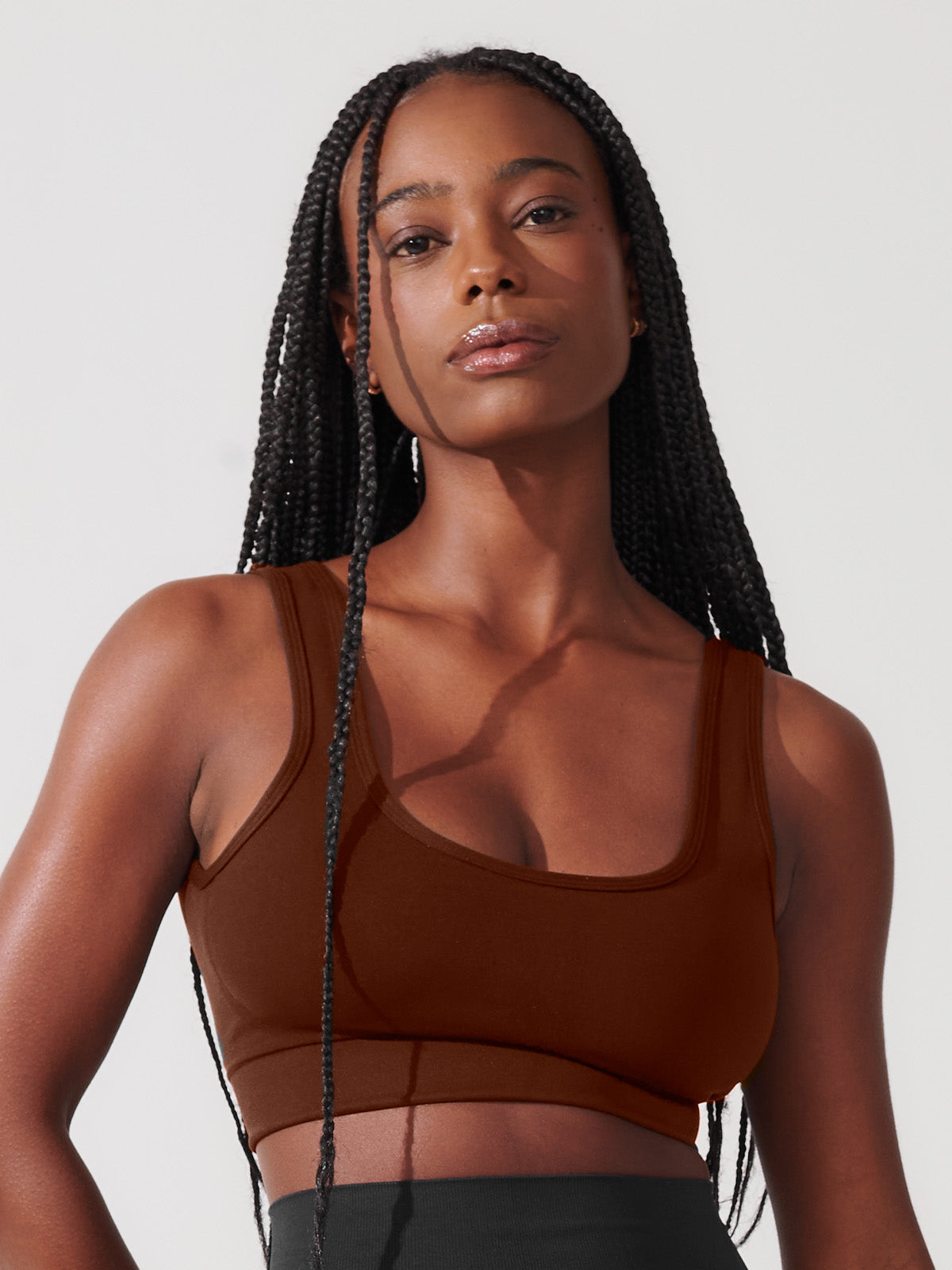 Sutiã Modelador Sem Aro Sem Costura Premium Marrom Café